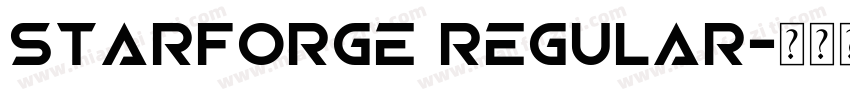 Starforge Regular字体转换